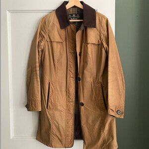 Barbour Tan/Brown Waxed Light Weight Jacket